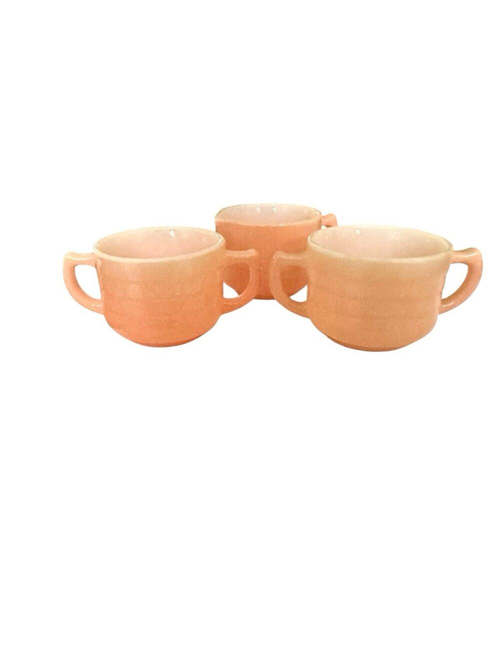 Vintage Pink Hazel Atlas Pastel Wear Little Hostess Tea Set 2 Sugars & 1 Creamer